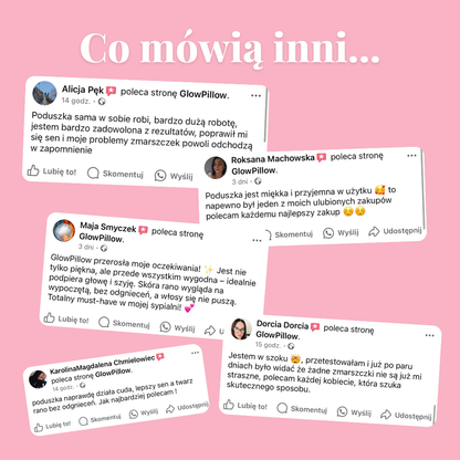 Poduszka przeciwzmarszczkowa satyna-bawełniana