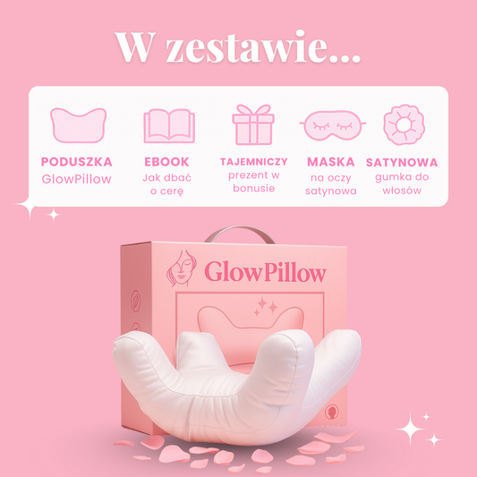 Poduszka przeciwzmarszczkowa satyna-bawełniana